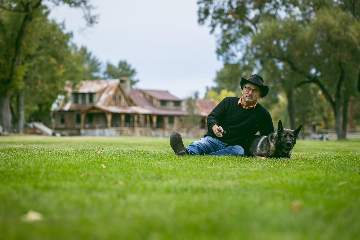 Jim Belushi at Belushi's Farm